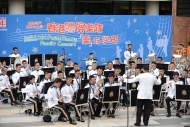 香港警察樂隊為市民一連演奏多首優美樂曲，的確令人「耳」猶未盡。 