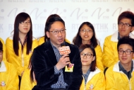 律政司司長袁國強鼓勵「政壇新秀」為市民發聲，服務社會，為香港的未來發展政策出力。