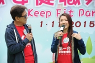 應屆香港小姐季軍郭嘉文分享Keep Fit 小貼士，鼓勵職業司機建立健康的生活模式。